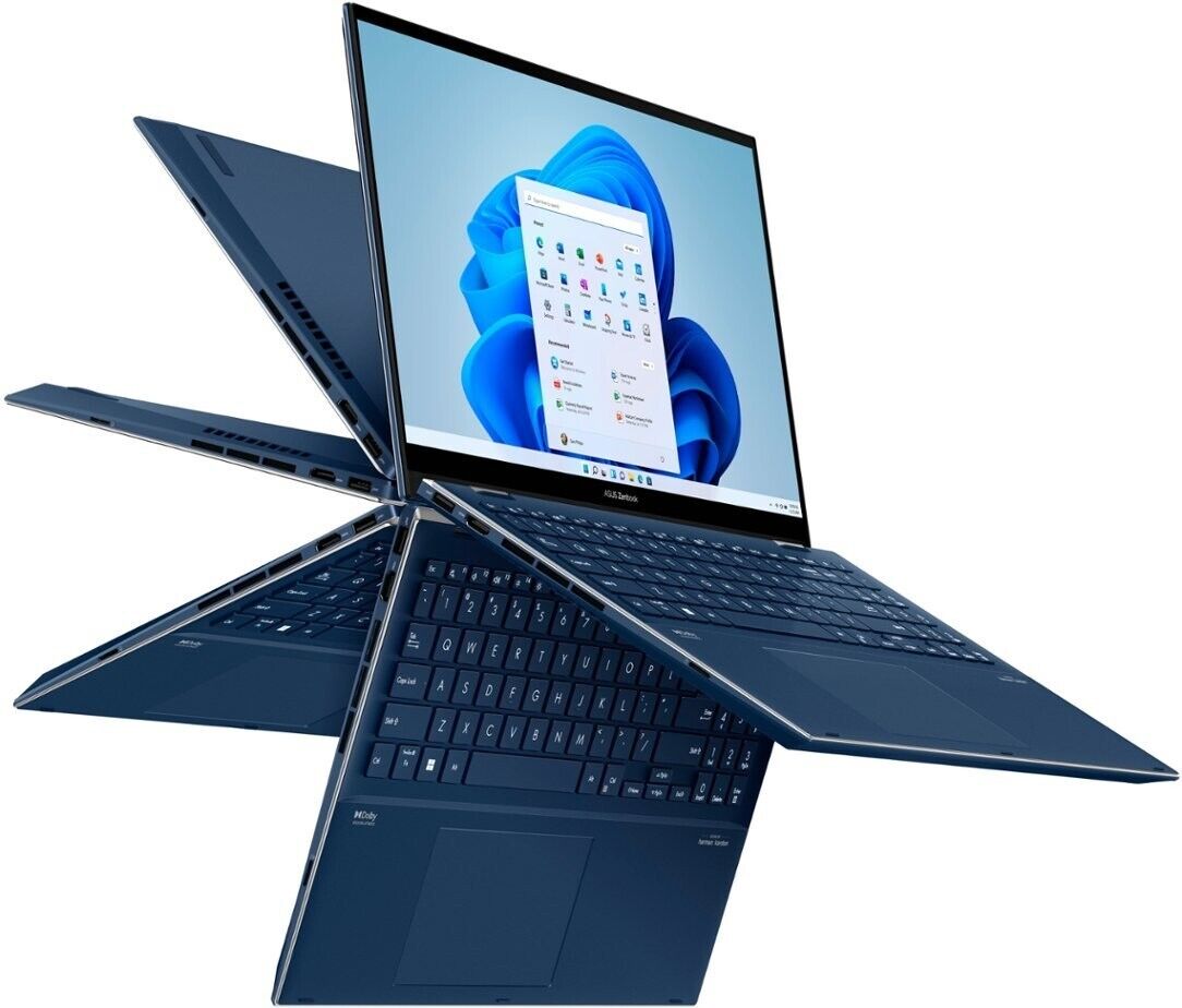 Asus Zenbook Flip 2-in-1 15.6" OLED Touch-Screen Laptop i7 12 Gen 16GB 512GB SSD